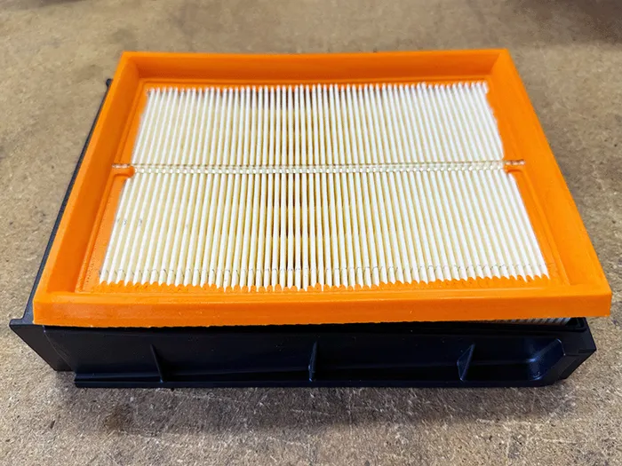 KTM 1290 Adventure new air filter in frame