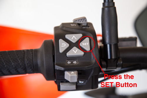 KTM 1290 Adventure R Set Button